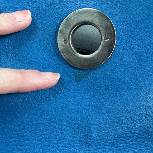 Marc Jacobs Blue Leather Shoulder Bag - Picture 10 of 10